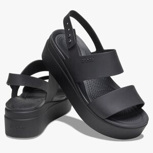 CROCS Black Platform Sandal